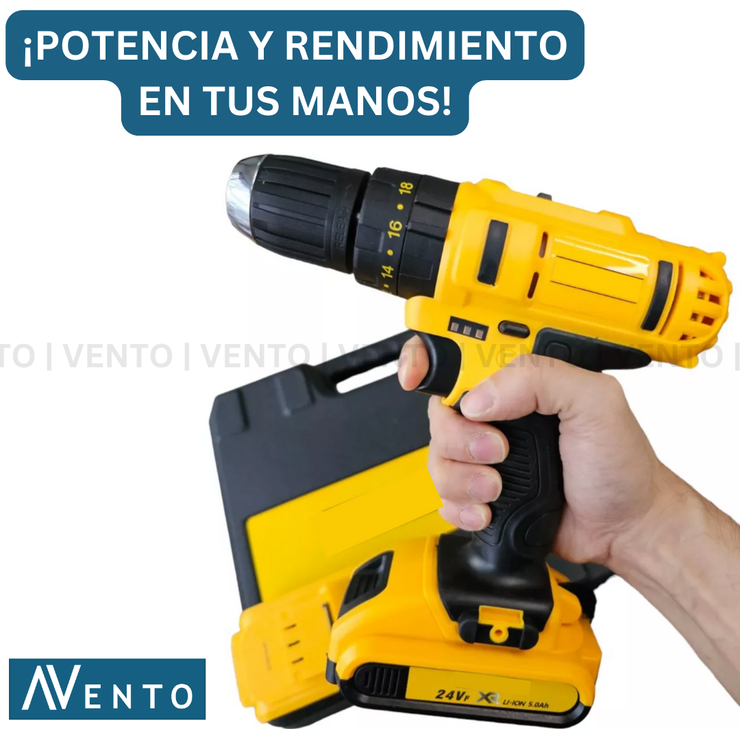 TURBODRILL: SUPER KIT TALADRO INALÁMBRICO