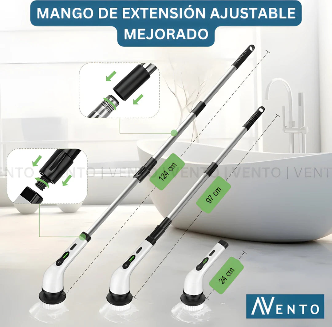TURBOCLEAN: CEPILLO ELÉCTRICO DE LIMPIEZA 9 EN 1