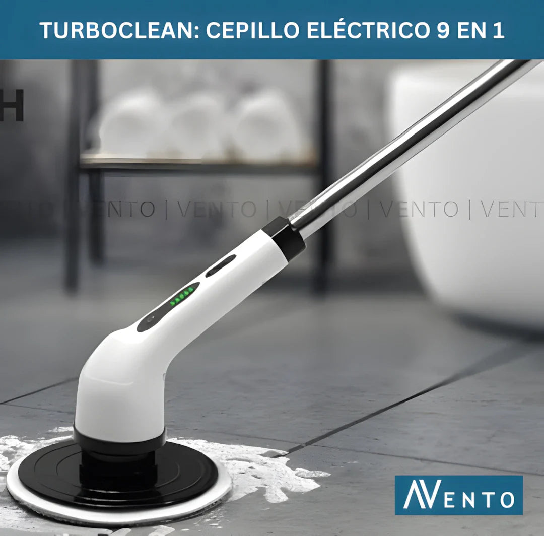 TURBOCLEAN: CEPILLO ELÉCTRICO DE LIMPIEZA 9 EN 1