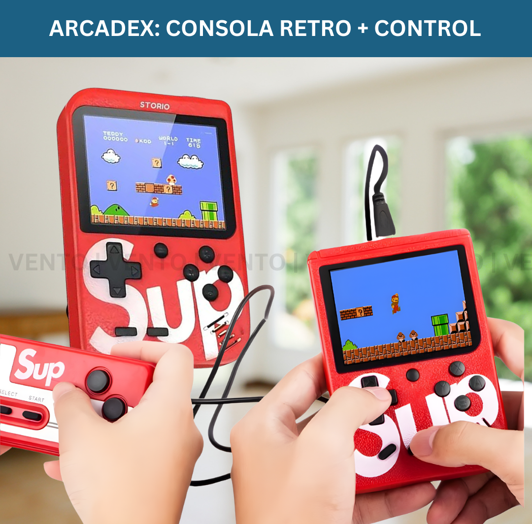 ARCADEX: CONSOLA RETRO + CONTROL