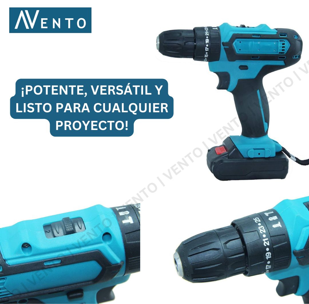 MASTERDRILL: KIT TALADRO INALÁMBRICO