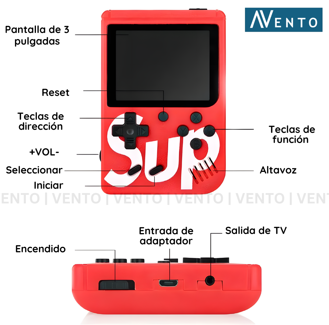 ARCADEX: CONSOLA RETRO + CONTROL