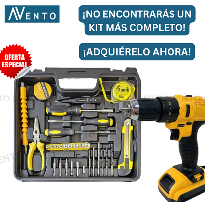 TURBODRILL: SUPER KIT TALADRO INALÁMBRICO