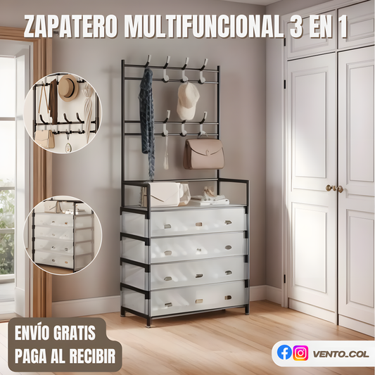 AURA: ZAPATERO MULTIFUNCIONAL 3 EN 1
